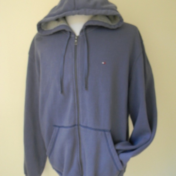 tommy hilfiger grey hoodie men